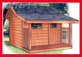 Detailed PLANS TO BUILD A WENDYHOUSE OR KIDS PLAYHOUSE 7 1/2 X 8 by 