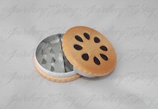   BISCUIT MAGNETIC NOVELTY HERB WEED TOBACCO GRINDER CHRUSHER POLLINATOR