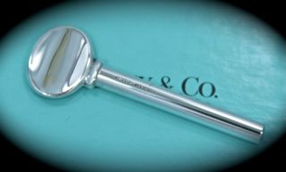 Tiffany & Co. 925 Sterling Silver Toothpaste Tube Roller Squeezer Key