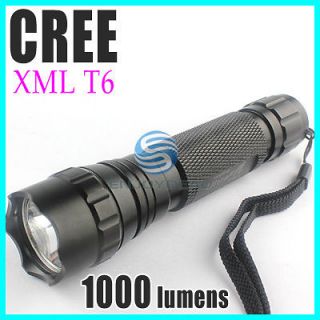 Brand New 1000 Lumens CREE XML XM L T6 LED Flashlight Torch Light