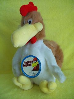 12 NWT Warner Bros. Vintage Foghorn Leghorn Rooster Chicken Plush
