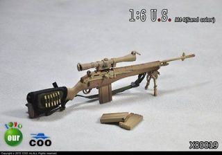   COO MODEL X80019B US MODERN WEAPON M14A1 SNIPER RIFLE SAND w/ BULLET