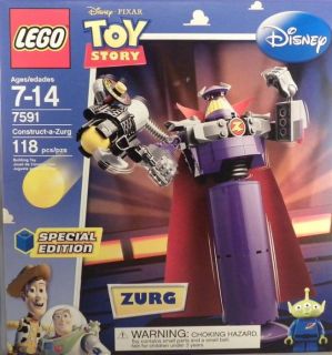 Lego Construct A ZURG Toy Story 3 Pixar Disney 7591 NEW