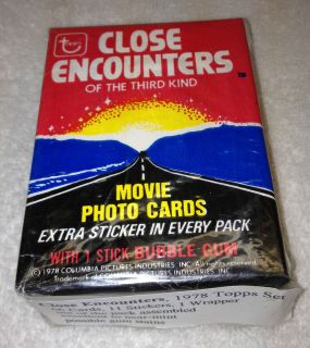 1978 Topps CLOSE ENCOUNTERS of the THIRD KIND Complete Set