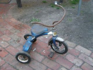 ANTIQUE VINTAGE 1950S AMC TRICYCLE ALL METAL RUST SPOT