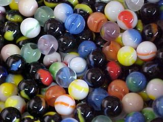 1000 (APROX ) MARBLE KING 5/8 INCH MARBLES OVER 10.LBS 24.99