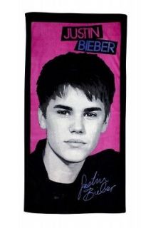 NEW JUSTIN BIEBER FEVER PRINTED BEACH TOWEL GIFT