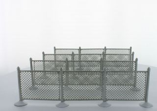 Department 56 Chain Link Fence Extensions General Village 1993 #52353