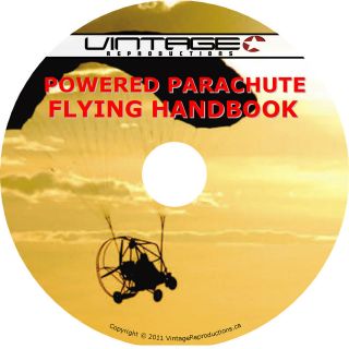 How to Fly a Powered Parachute {PPC}   Paraplane Flying Handbook on CD