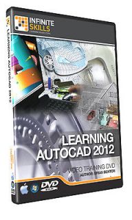   Beginners AutoCAD 2012 Tutorial Video / Training DVD ROM