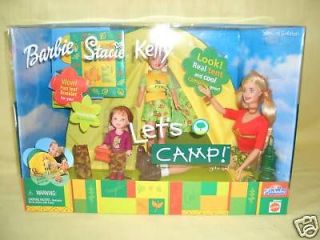 LETS CAMP BARBIE STACIE & KELLY GIFT SET TOYS R US EXCLUSIVE *NEW*