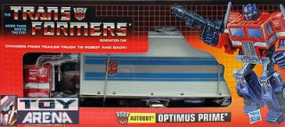 Transformers G1 Reissue Optimus Prime with Trailer 66843 Hasbro 