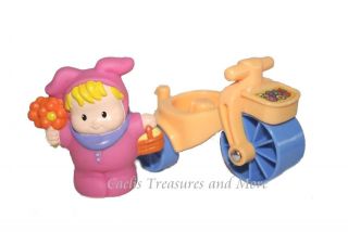 Fisher Price Little People Pink EASTER BUNNY Boy Kid Costume TRICYCLE 