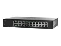   100 Series Unmanaged SR224T NA 24 Ports Rack Mountable Switch