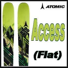 11 12 Atomic Access Twin Tip Skis 161cm (Flat) NEW 