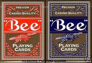 Deck Bee Gold box Bumble Bee Casino Playing Cards