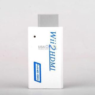   Wii To HDMI hd tv Wii2hdmi Converter Adapter cable LATEST CHIPSET