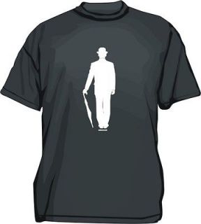 Man With Umbrella Logo Mens tee Shirt Pick Size &