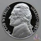 1985 S Jefferson Nickel Proof Gem Deep Cameo US Coin