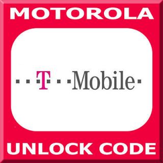 UNLOCK Code for T Mobile Motorola Cliq Blur MB200 Dext
