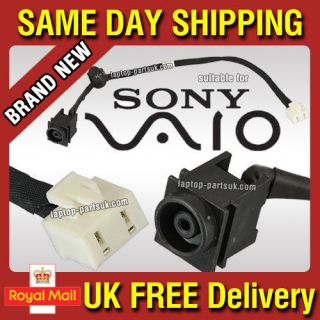 SONY Vaio VGN FW11E, VGN FW21L DC Power Jack Wire Cable Harness Socket 