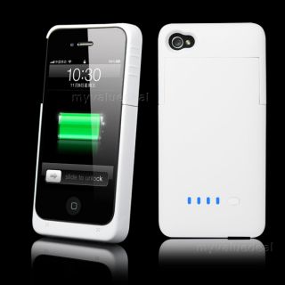   Rechargeable Extended Battery Case Charger for Apple iPhone 4 4S