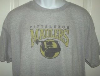 Pittsburgh Maulers USFL Throwback Football Logo T Shirt XX Large