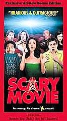 Scary Movie VHS, 2001, Exclusive Bonus Edition