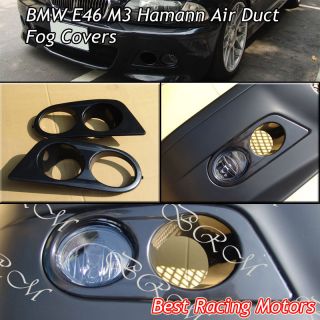 01 06 BMW E46 M3 Hamman Air Duct Fog Light Covers (ABS)