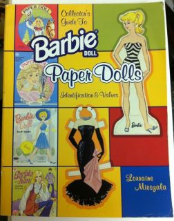 Barbie Paper Dolls Values Price Guide Book Mieszala