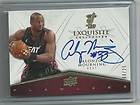 25 ALONZO MOURNING 08/09 EXQUISITE FLAWLESS AUTOGRAP