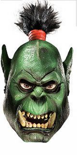 WORLD OF WARCRAFT ORC OVERHEAD LATEX COSTUME MASK *NEW*