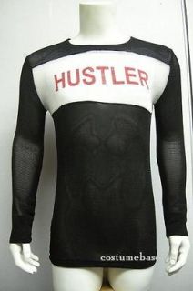 Fight Club HUSTLER SHIRT Tyler Durden Mesh Rare Costume