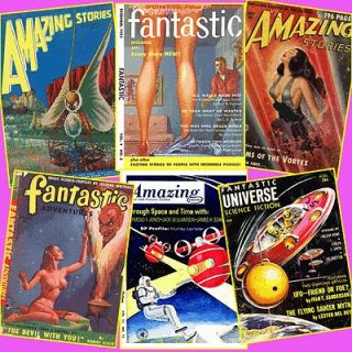  & FANTASTIC Science Fiction Pulps 268 Magazines 2 DVD Collection