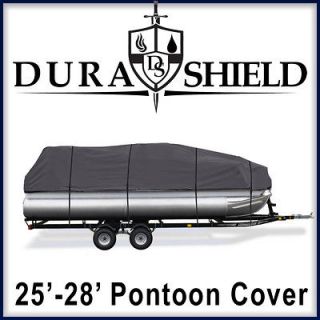 Durashield Heavy Duty Pontoon Boat Cover Trailerable 25 28   Free 