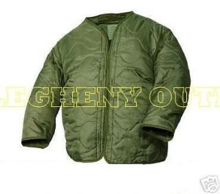 FIELD JACKET Coat LINER USMC US Army Military M 65 M65 L Green Quilted 