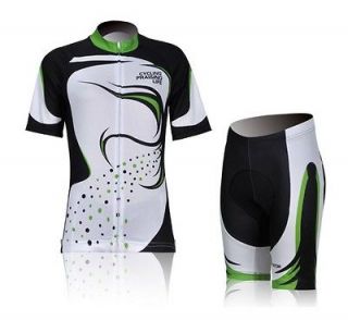 2012 Cycling Bicycle Comfortable outdoor Jersey + Shorts size S   XL 