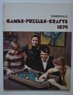 vintage SOMERVILLE 1974 TOY CATALOG (Puzzles & Board Games) 1970s