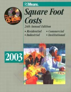 2003 Square Foot Costs Hardcover