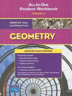 Prentice Hall Mathematics, Geometry All in One Student Workbook 