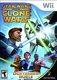 Wii Star Wars The Clone Wars Lightsaber Duels Nintendo WII video game