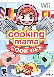 Cooking Mamas 2 Pack~ Nintendo Wii  w/ World Kitchen & Cook Off 