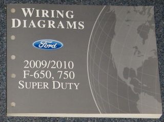 2009 Ford F 650 F 750 Super Duty Truck Service Wiring Diagram Manual