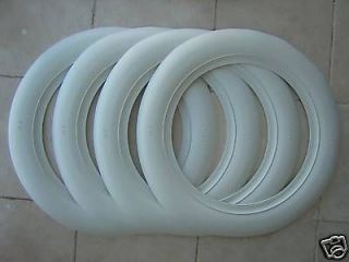 Chevy Chevrolet Ford NOS 15” White Wall Tire Insert Set