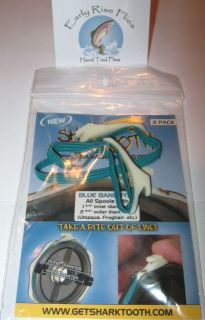 Fly Fishing Gear Accessories Shark Tooth Tippet Cutters Small Blue 