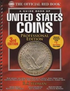   Book US Coins Professional Edition Collector Price Guide Large Spiral