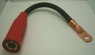 Welding Cable Lead 1 Foot Long Positive Connnector