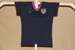 TEAM USA Soccer NIKE Fit Dry embroidered JERSEY Womens XL size 16 18 