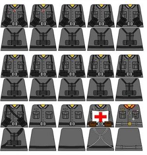 Custom Lego Wehrmacht German Infantry WWII Decals