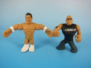 WWE Wrestling Rumblers Figure Evan Bourne&The Rock 2 Pack
